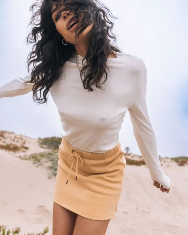 Stone Heart Up Skirt - Sand sold by Volcom