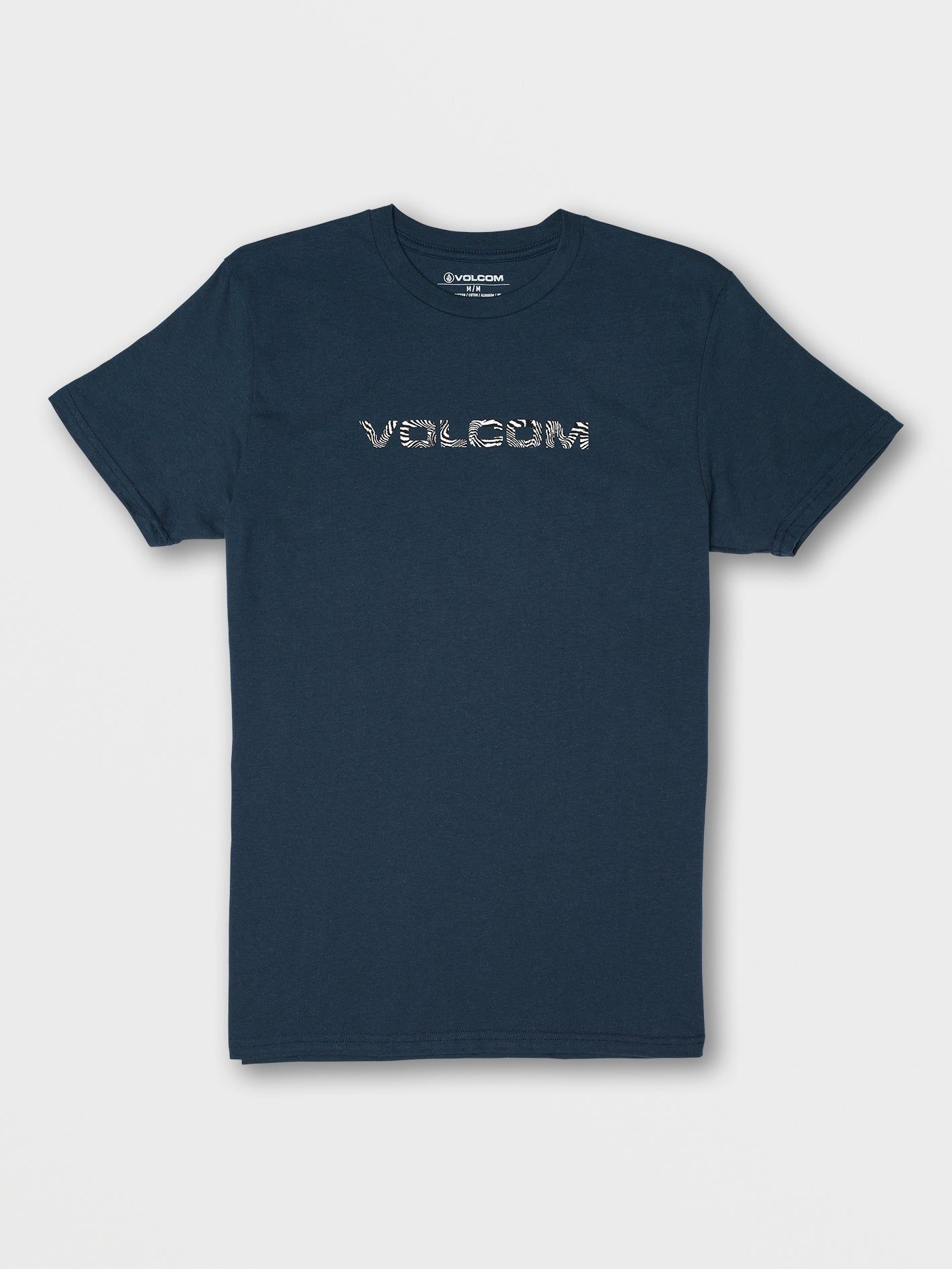 Zebra Euro Short Sleeve Tee - Navy sold by Volcom