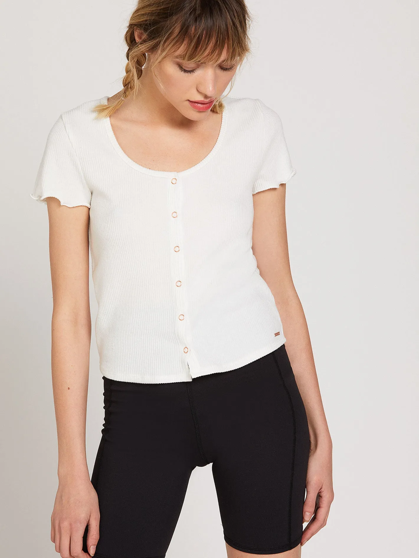 Lived In Lounge Short Sleeve Tee - Star White sold by Volcom product image thumbnail 4