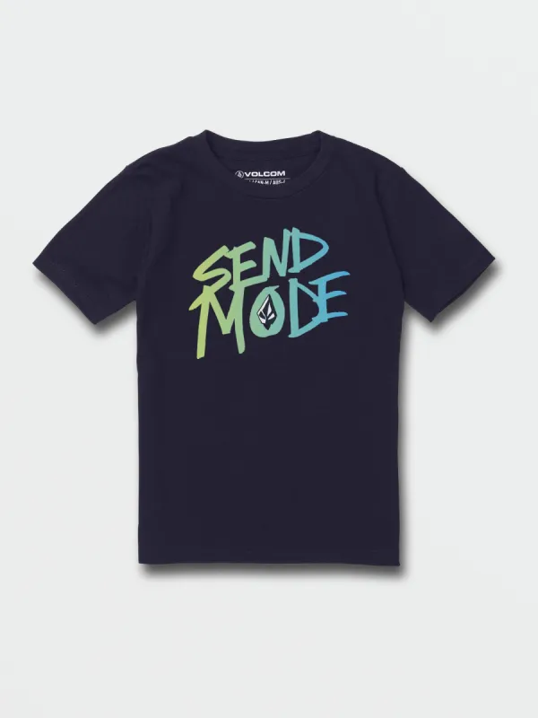 Little Boys Send Mode Tech Short Sleeve Tee - Navy sold by Volcom