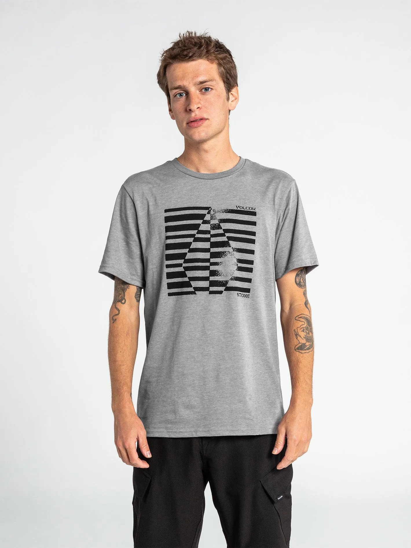 Fifty50 Stone Short Sleeve Tee - Heather Grey sold by Volcom product image thumbnail 3