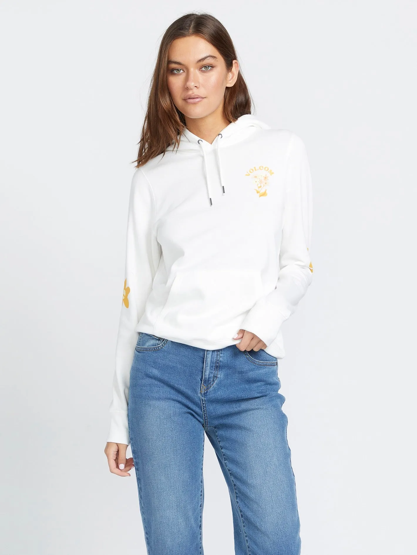 Truly Deal Hoodie - Star White sold by Volcom