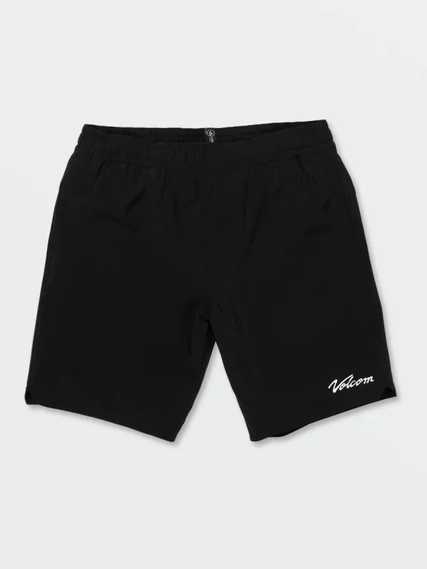 Belmont Elastic Waist Shorts - Black sold by Volcom