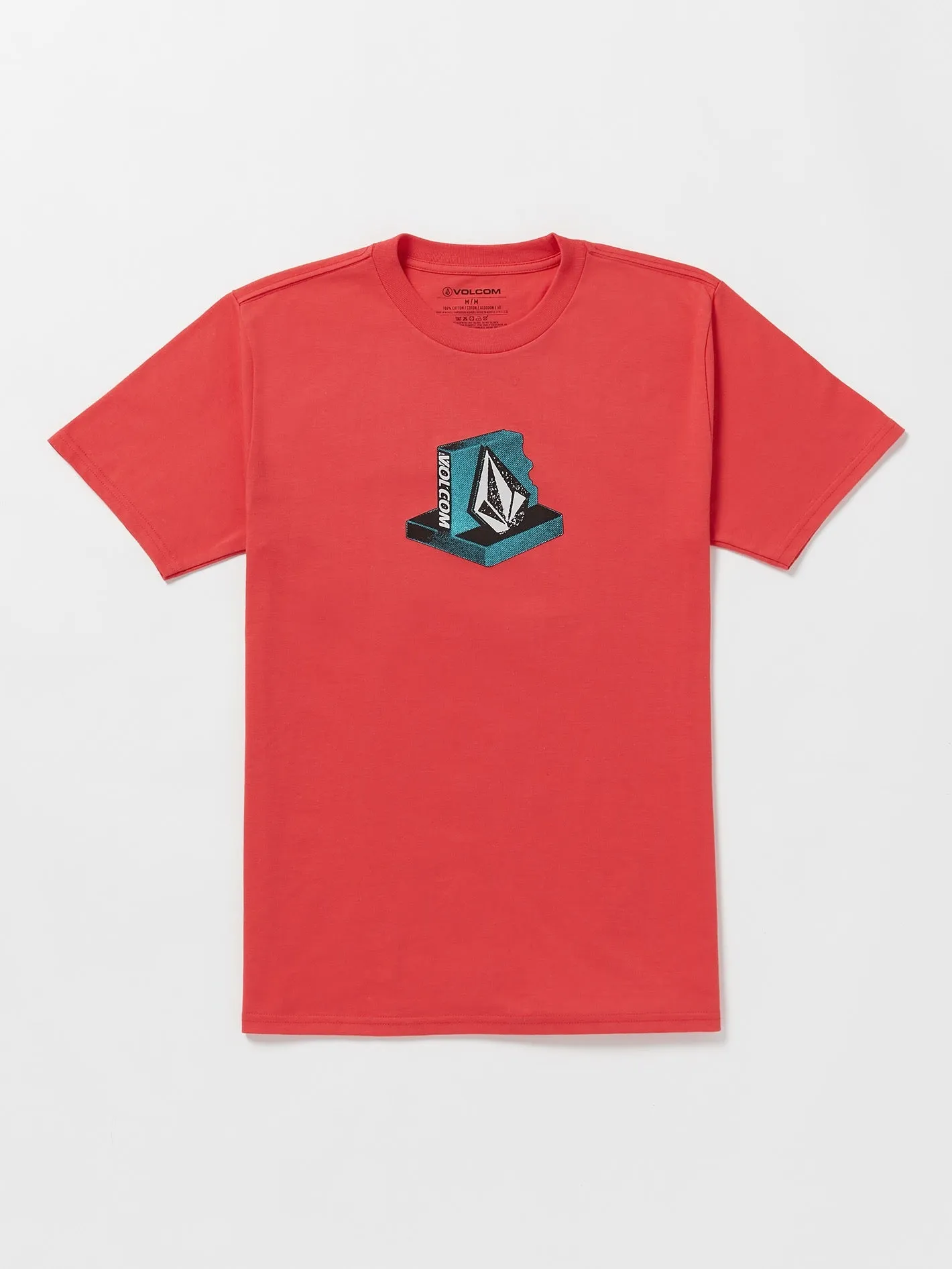 Leanin Short Sleeve Tee - Flash Red sold by Volcom product image thumbnail 3