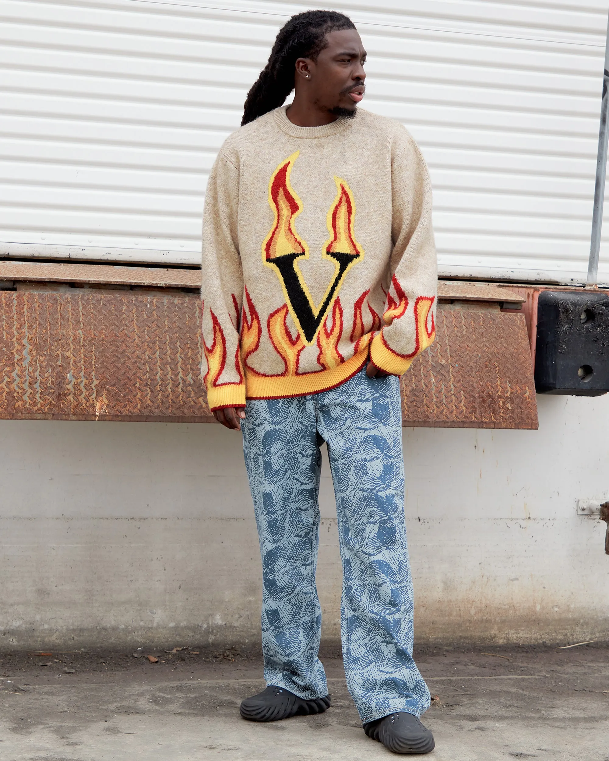 Fergadelic Sweater - Dirty White sold by Volcom product image thumbnail 3