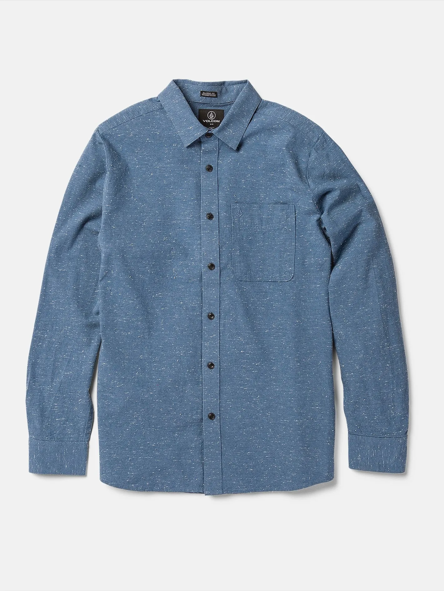Date Knight Long Sleeve Shirt - Stone Blue sold by Volcom