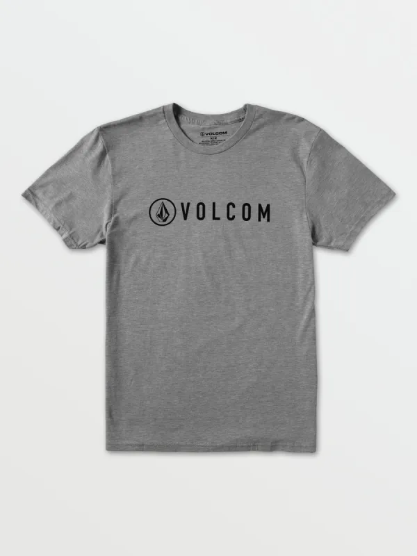 Header Short Sleeve Heather Tee - Heather Grey sold by Volcom