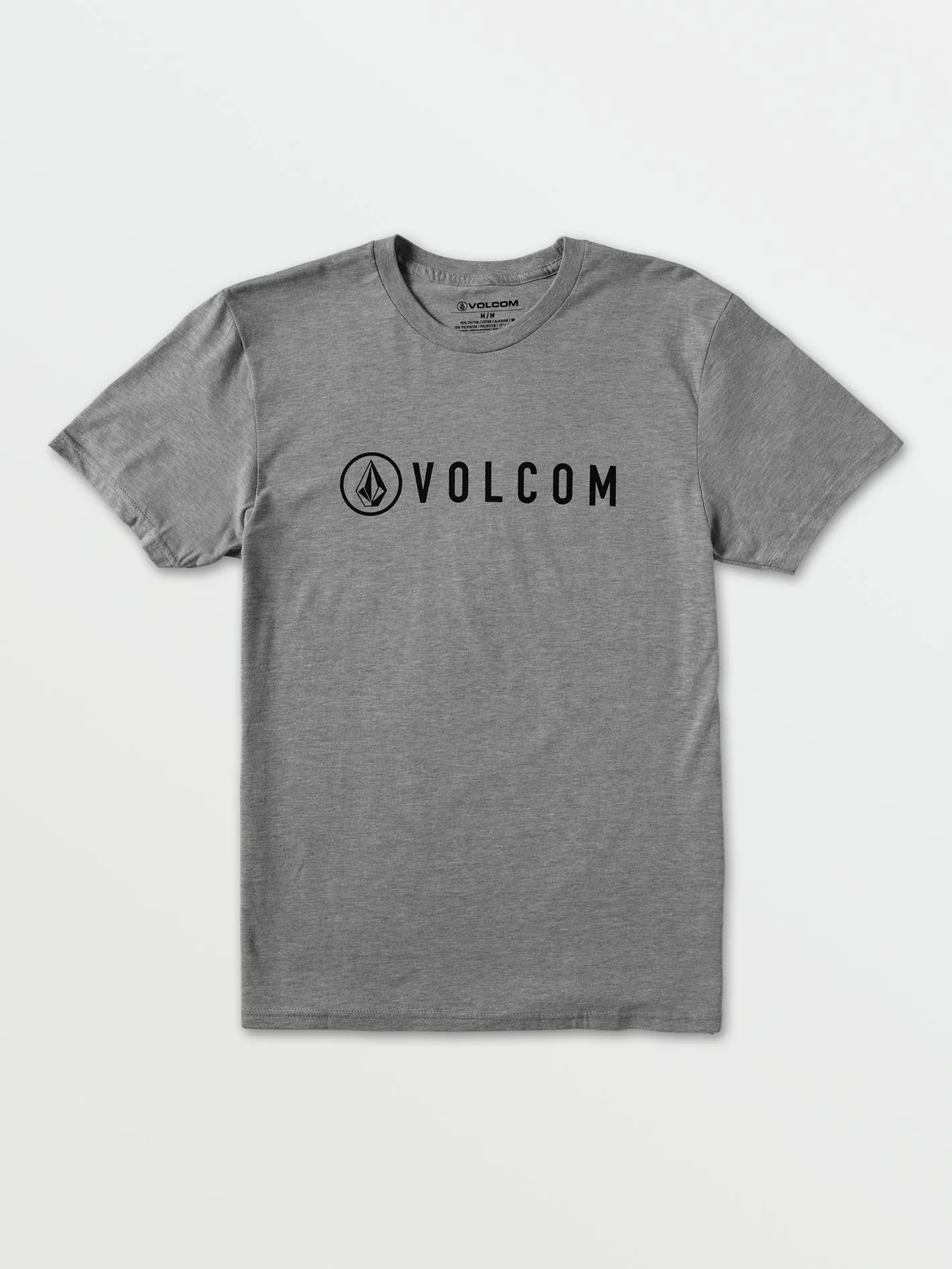 Header Short Sleeve Heather Tee - Heather Grey sold by Volcom