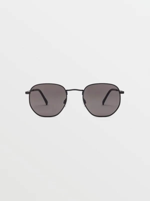 Happening Sunglasses - Matte Black/Gray sold by Volcom