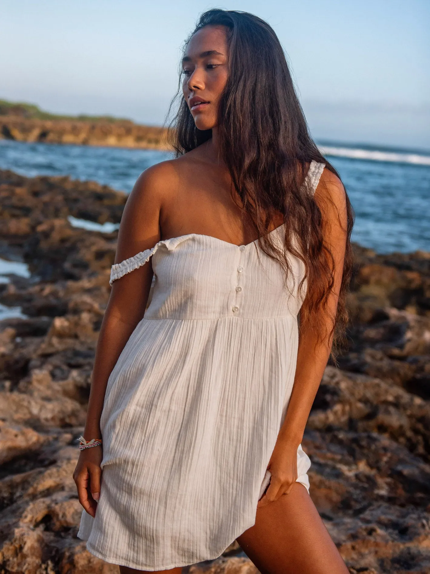 A Full Out Dress - Star White sold by Volcom product image thumbnail 2