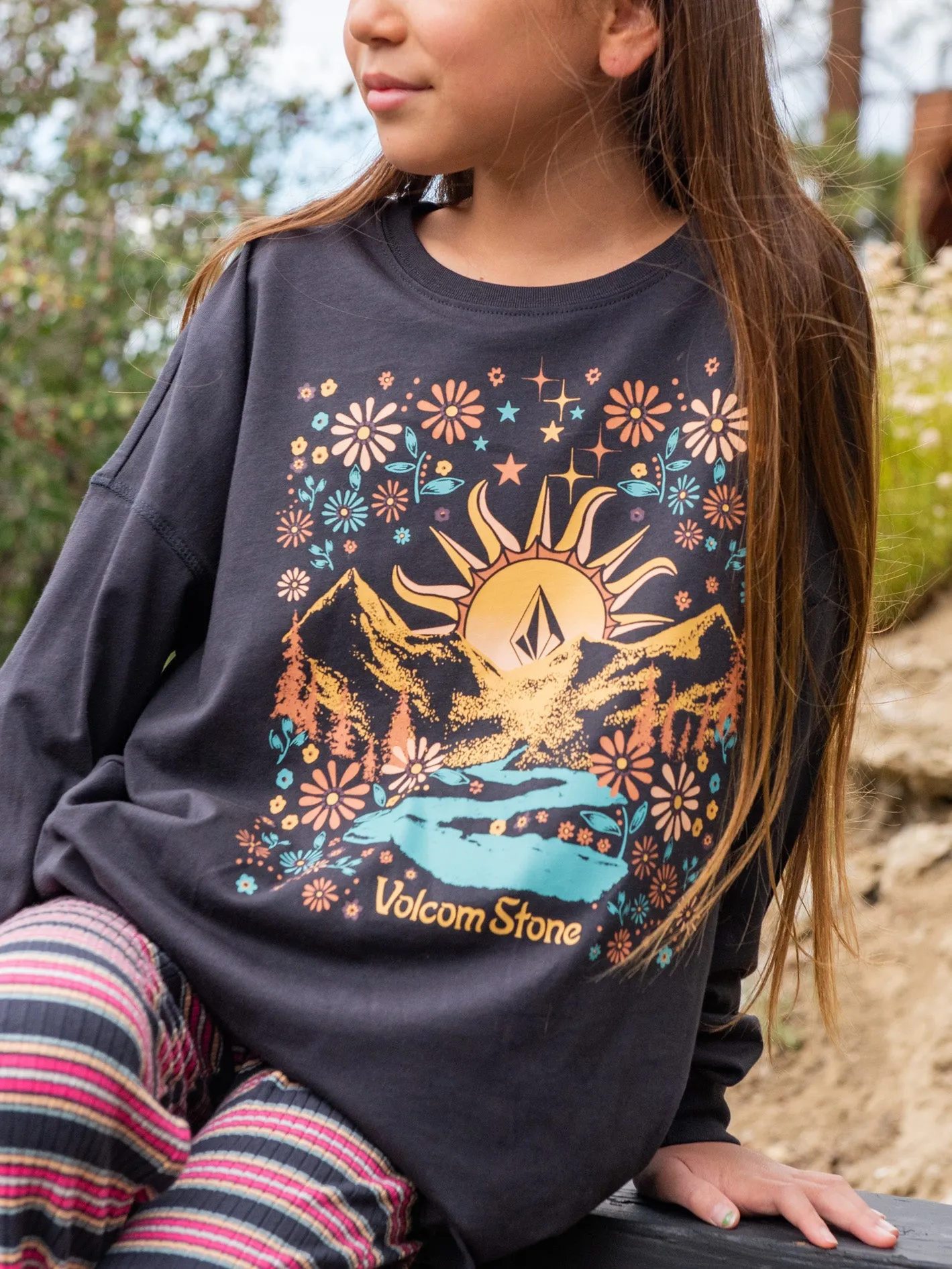 Girls Werkin Doubles Long Sleeve Shirt - Vintage Black sold by Volcom product image thumbnail 2