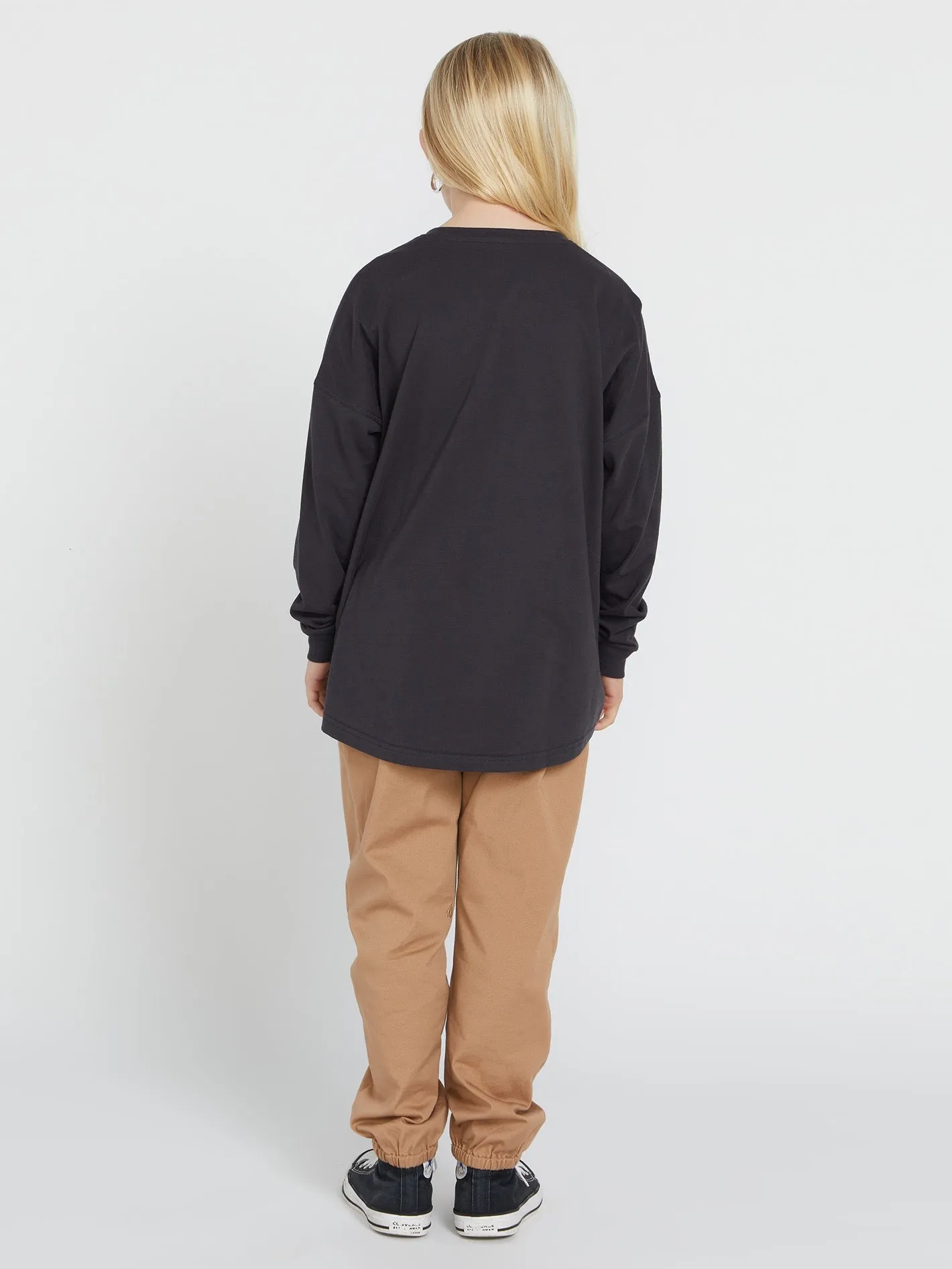 Girls Werkin Doubles Long Sleeve Shirt - Vintage Black sold by Volcom product image thumbnail 5