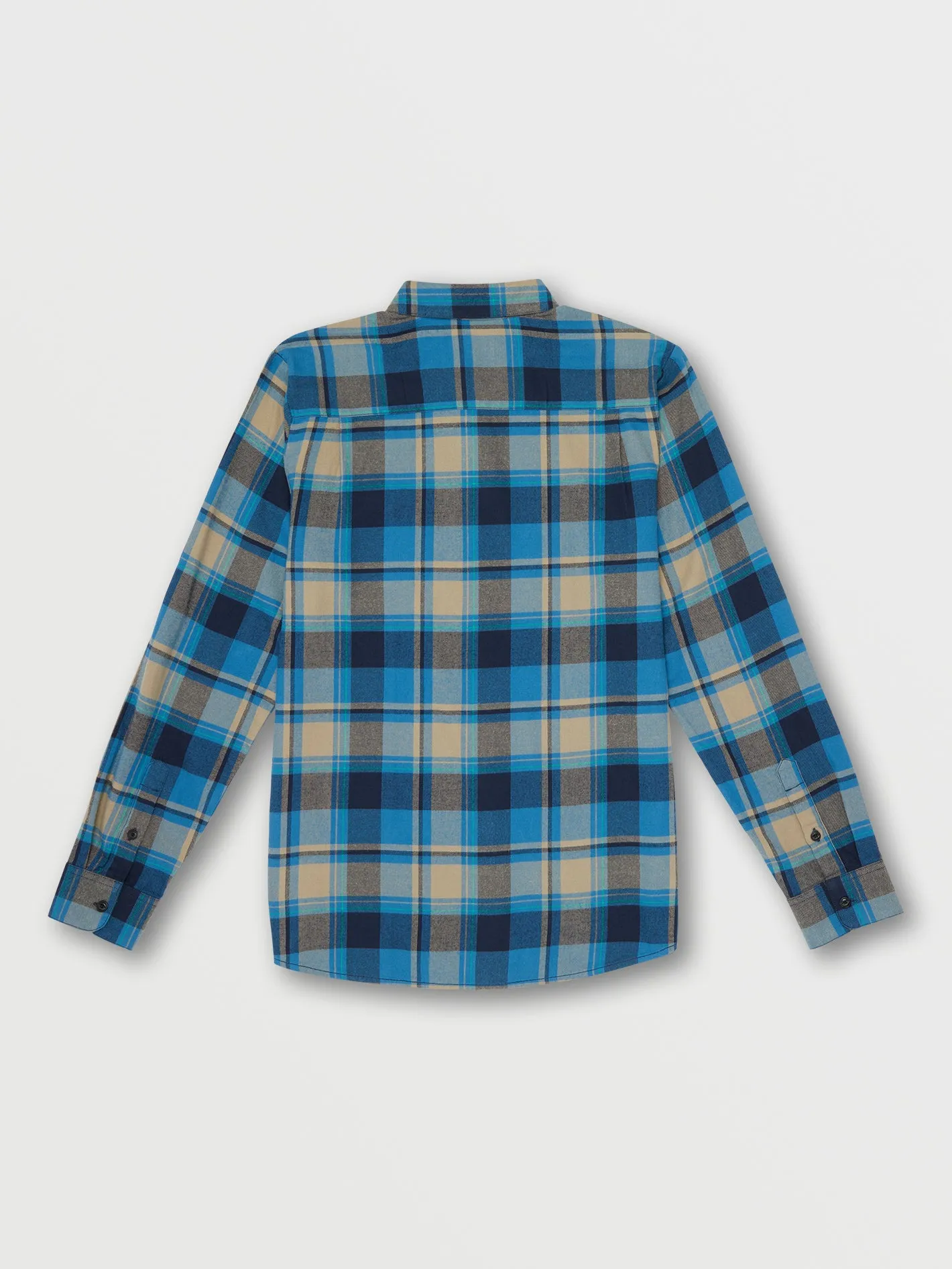 Caden Plaid Long Sleeve Shirt - Navy sold by Volcom product image thumbnail 2