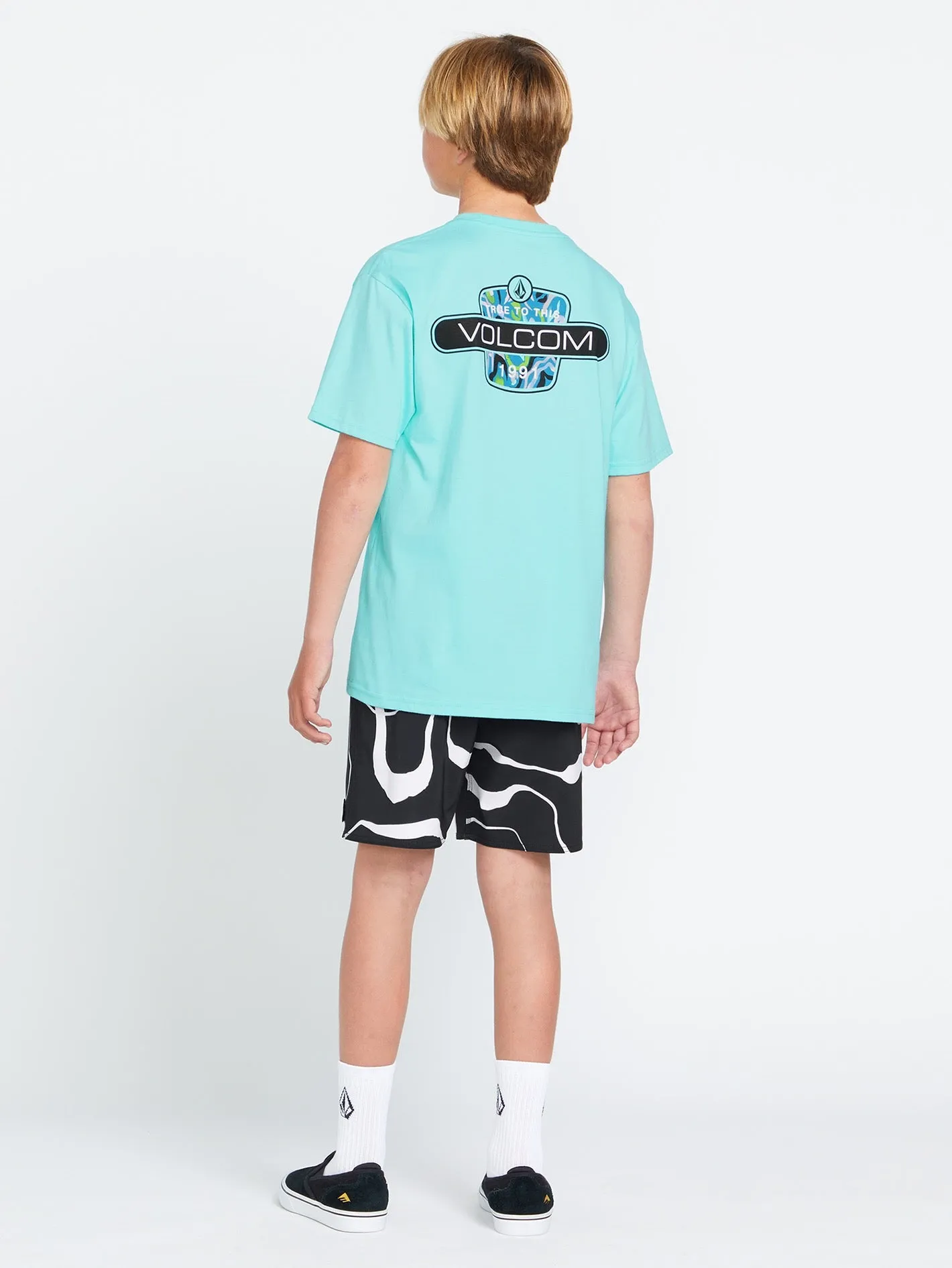 Big Boys Baffle Trunks - Black White sold by Volcom product image thumbnail 2