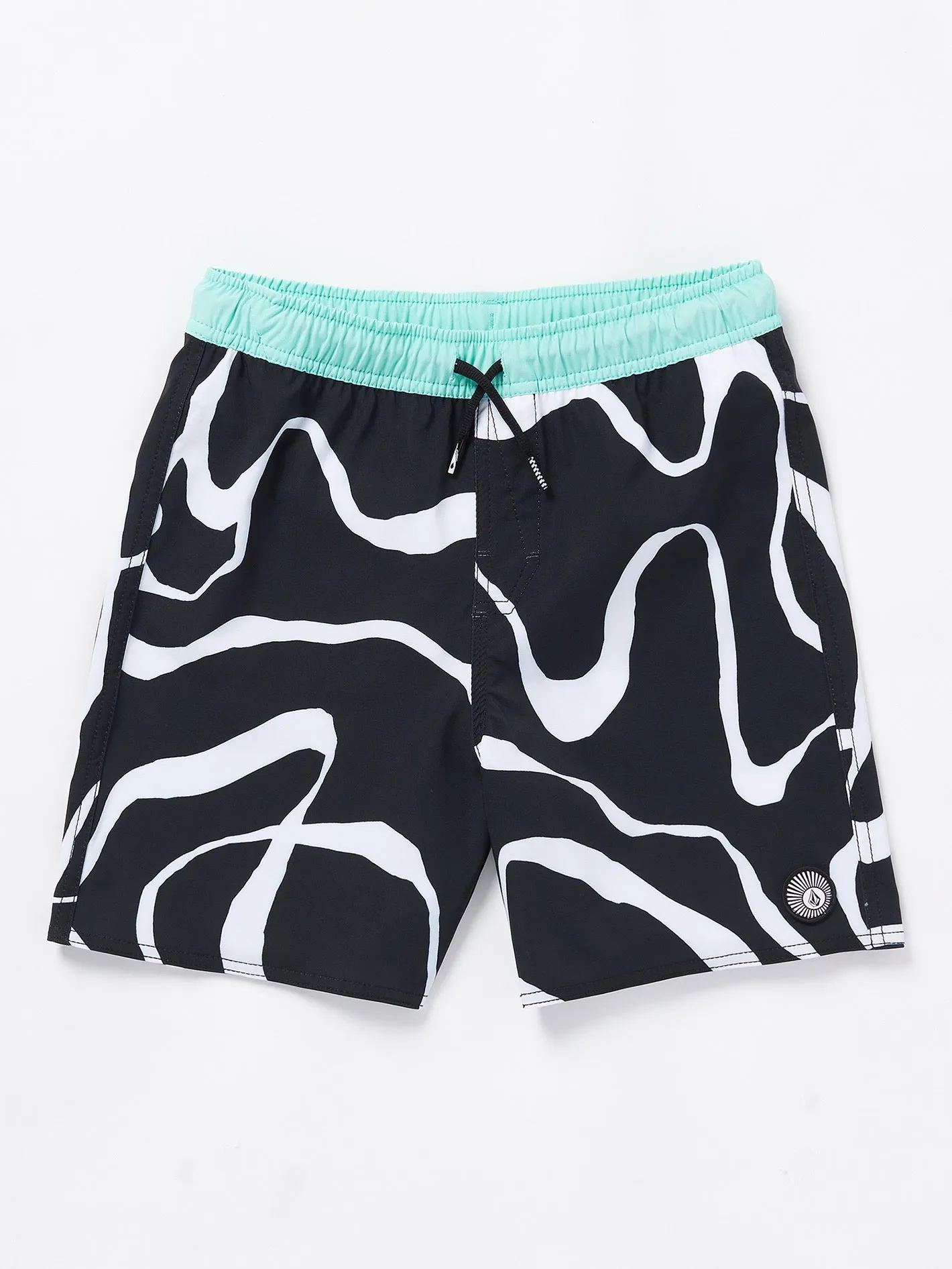 Big Boys Baffle Trunks - Black White sold by Volcom product image thumbnail 3