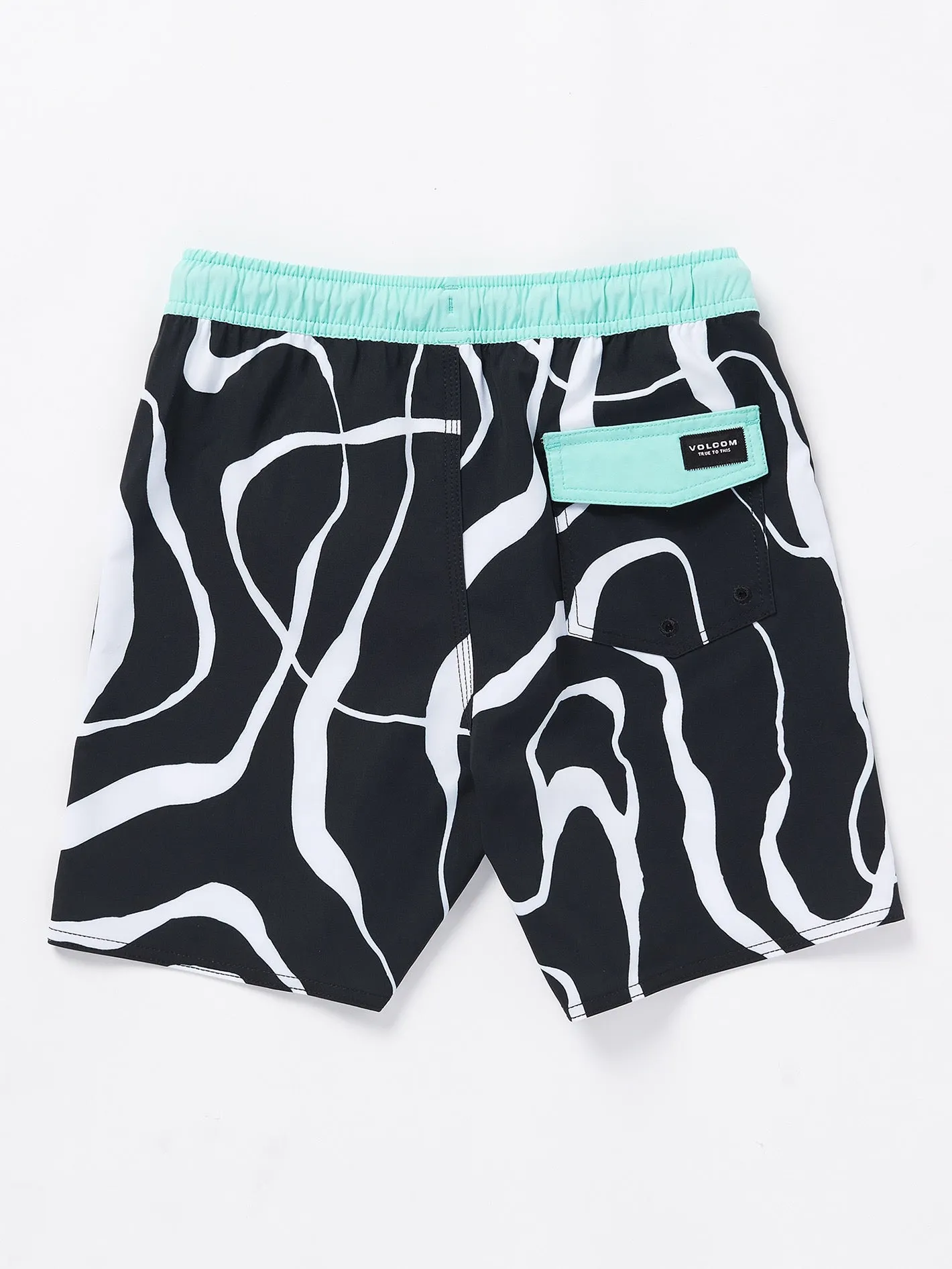 Big Boys Baffle Trunks - Black White sold by Volcom product image thumbnail 4