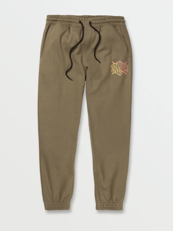 Roundabout Fleece Pants - Military sold by Volcom