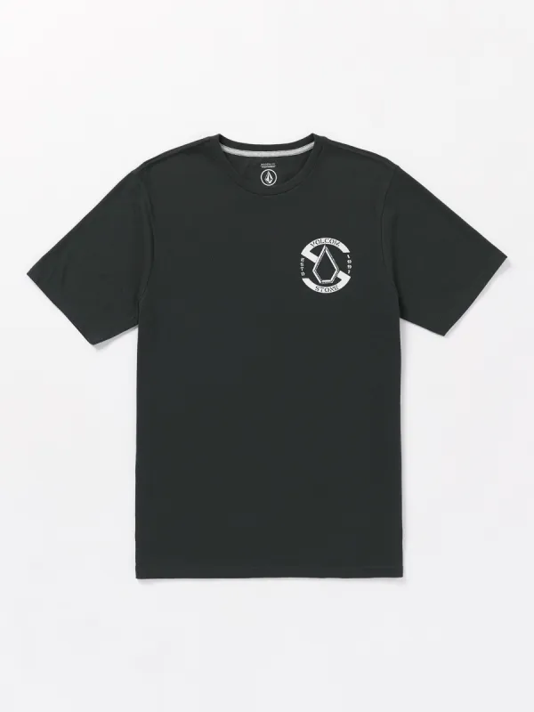 Celler Short Sleeve Tee - Washed Black Heather sold by Volcom