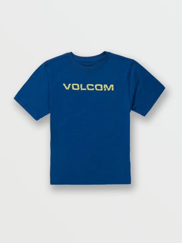 Little Boys Rippeuro Short Sleeve Tee - Royal sold by Volcom