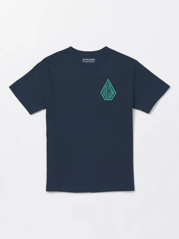 Little Boys Iron91 Short Sleeve Tee - Navy sold by Volcom
