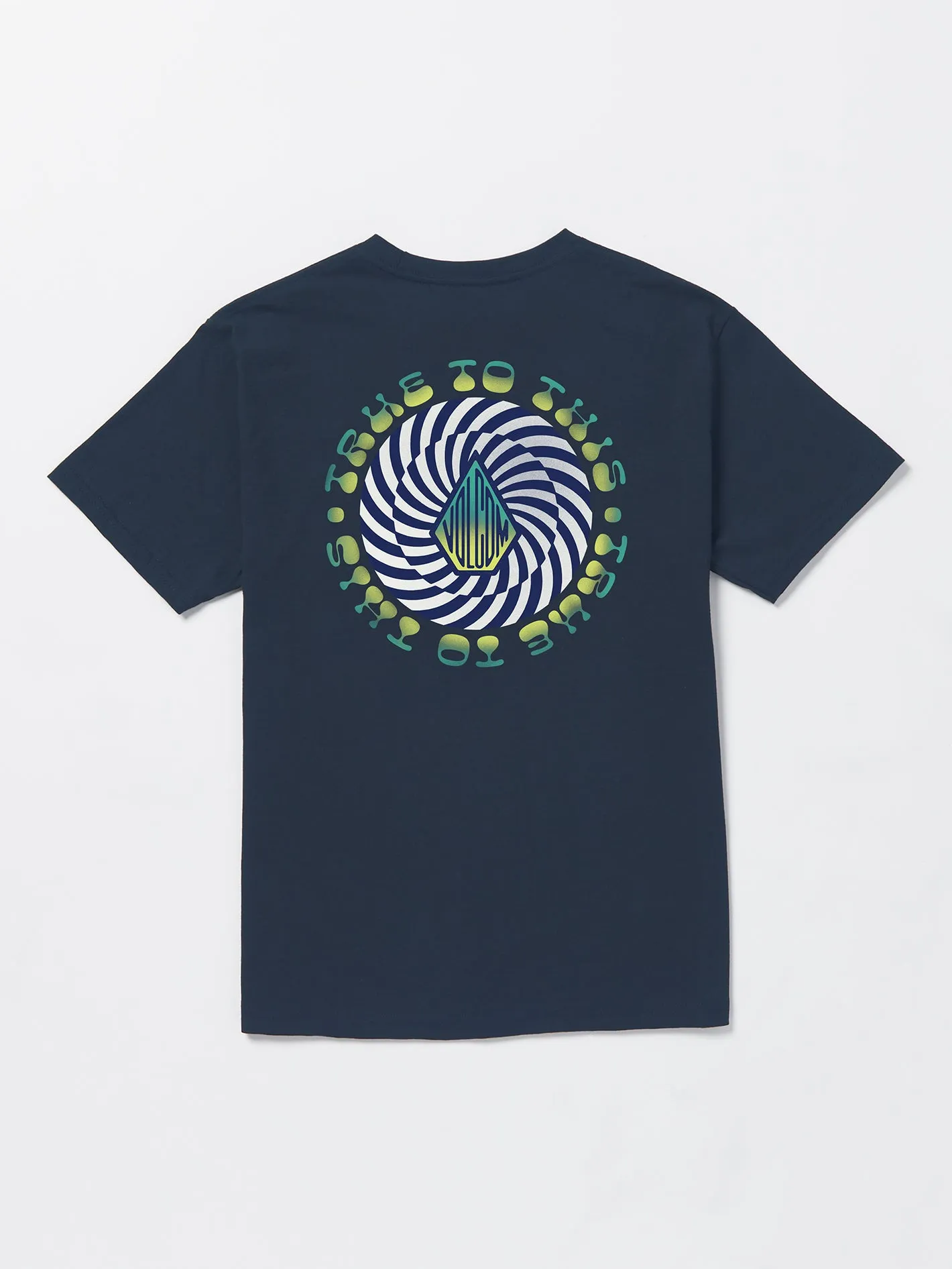 Little Boys Iron91 Short Sleeve Tee - Navy sold by Volcom product image thumbnail 2