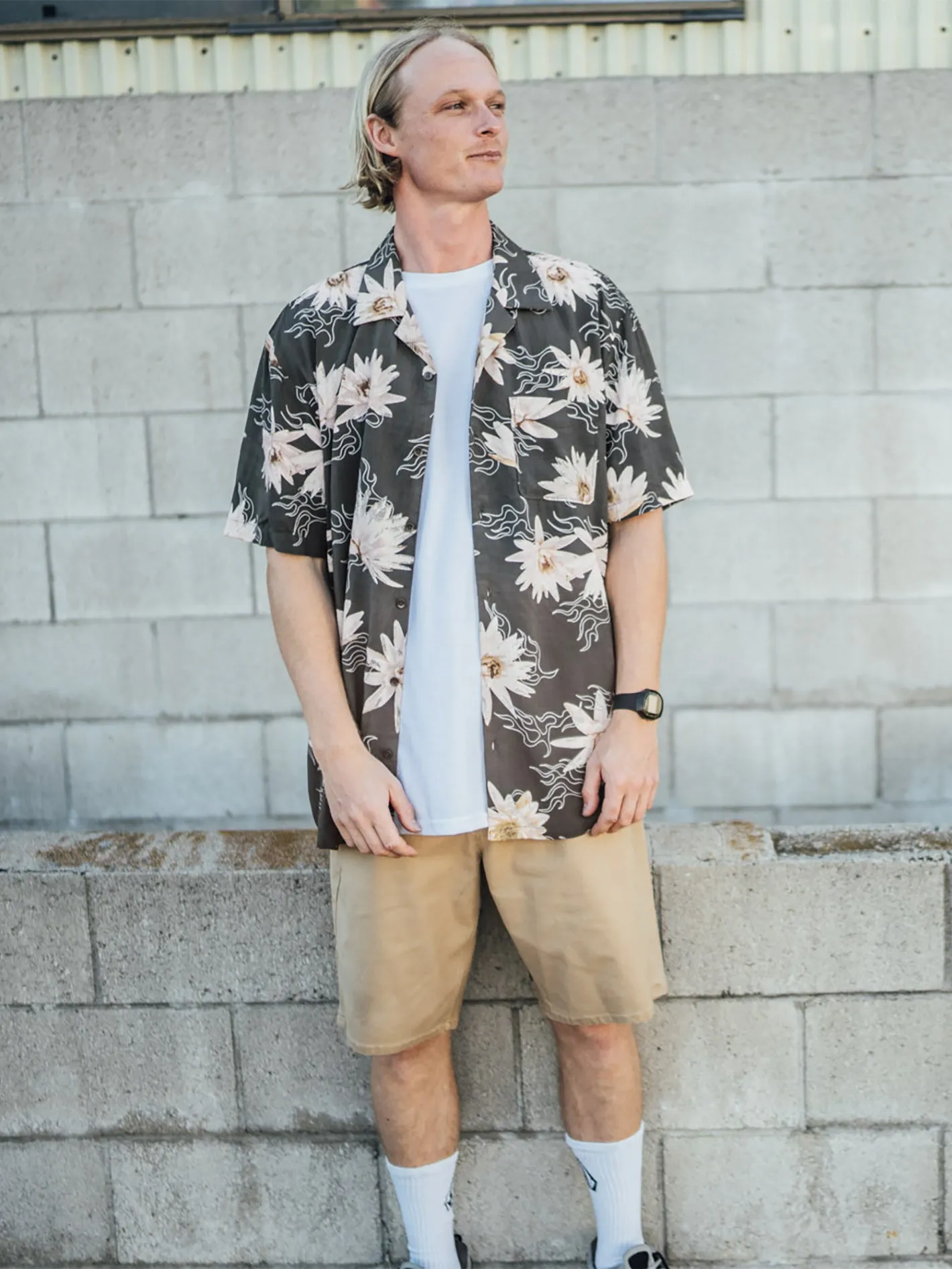 Shaken Stirred Woven Short Sleeve Shirt - Stealth sold by Volcom product image thumbnail 2
