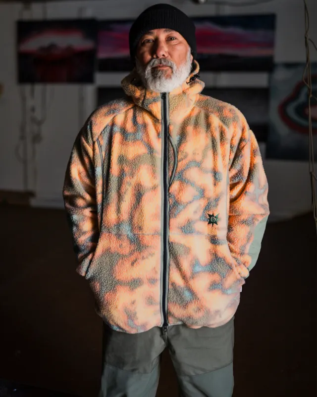 Volcom Japan by Bryan Iguchi Zip Fleece - Tigerlily made by Volcom