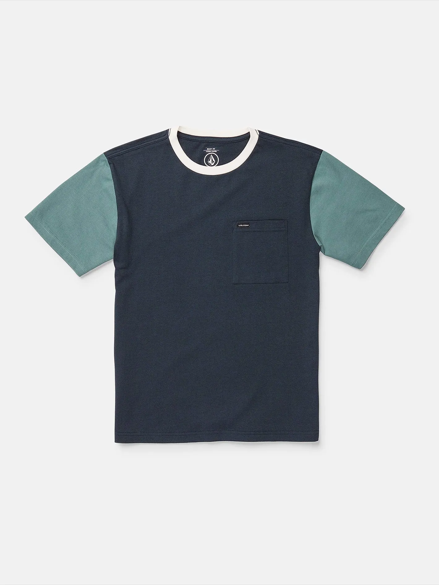 Big Boys Overgrown Short Sleeve Shirt - Navy sold by Volcom