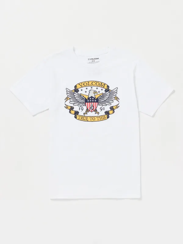 Statue Short Sleeve Tee - White sold by Volcom