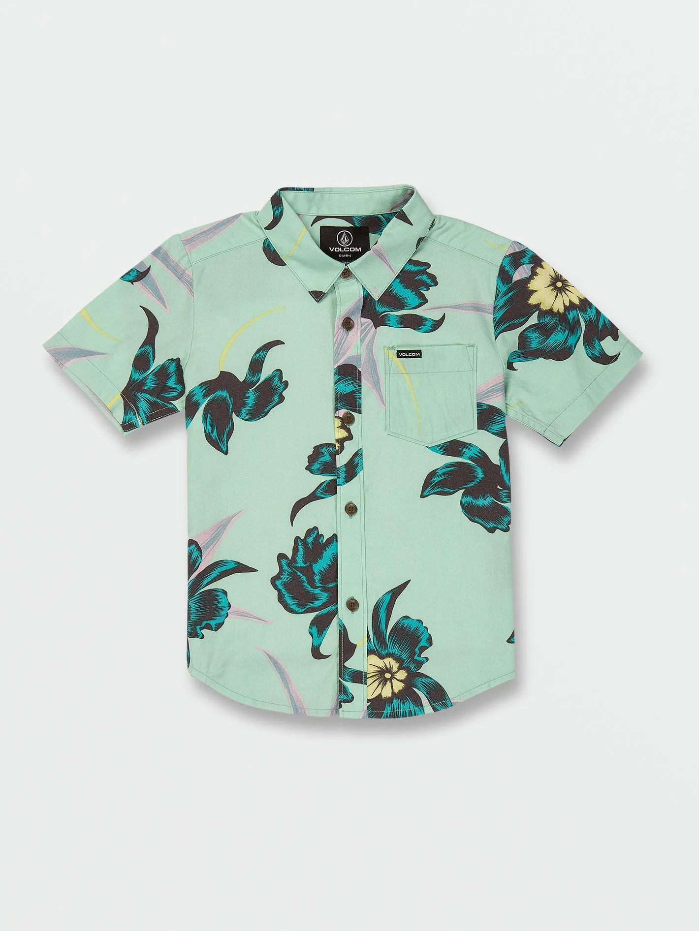 Little Boys Island Time Short Sleeve Shirt - Ice sold by Volcom product image thumbnail 3