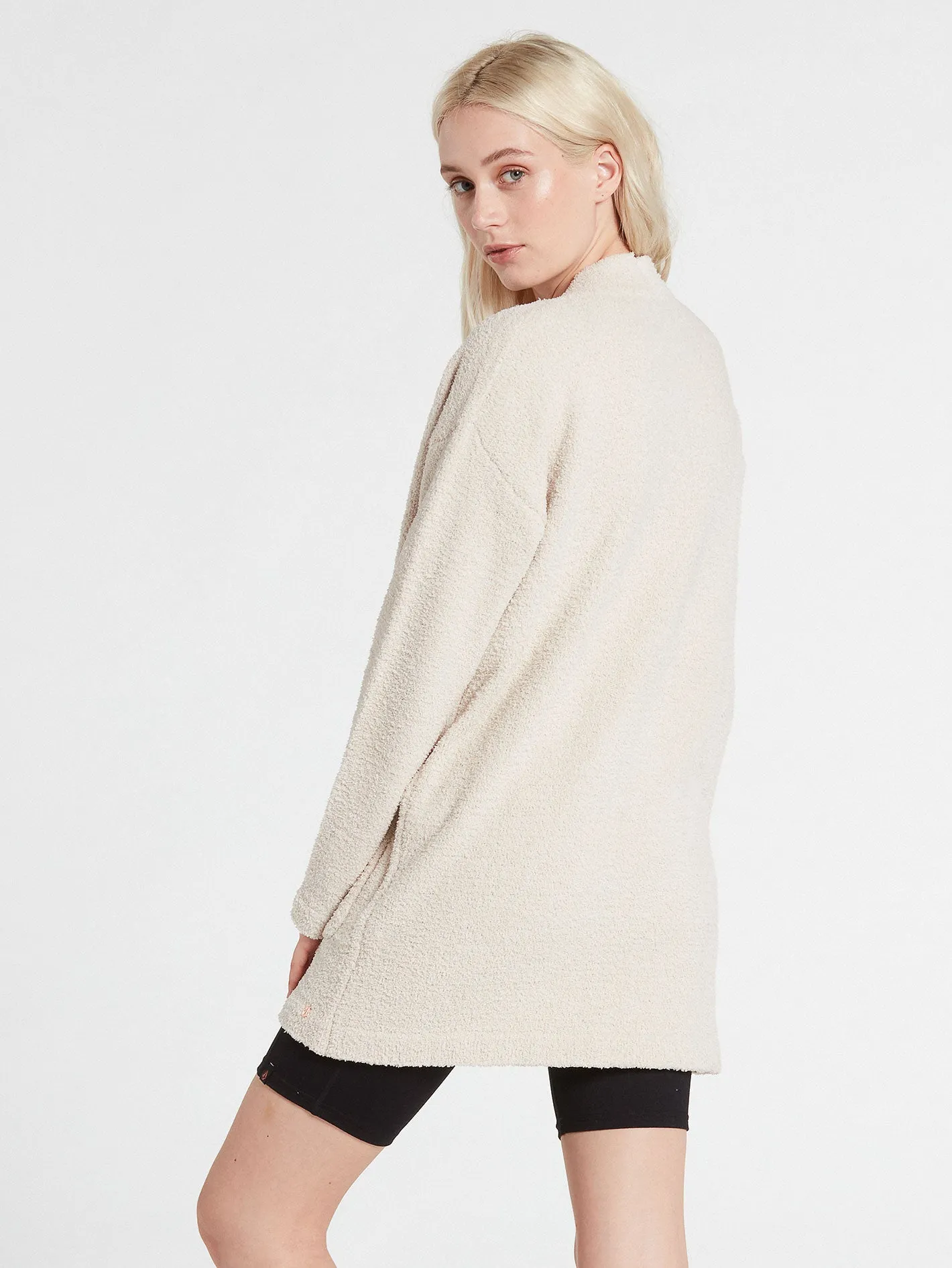 Lived In Lounge Cardigan - Bone sold by Volcom product image thumbnail 4