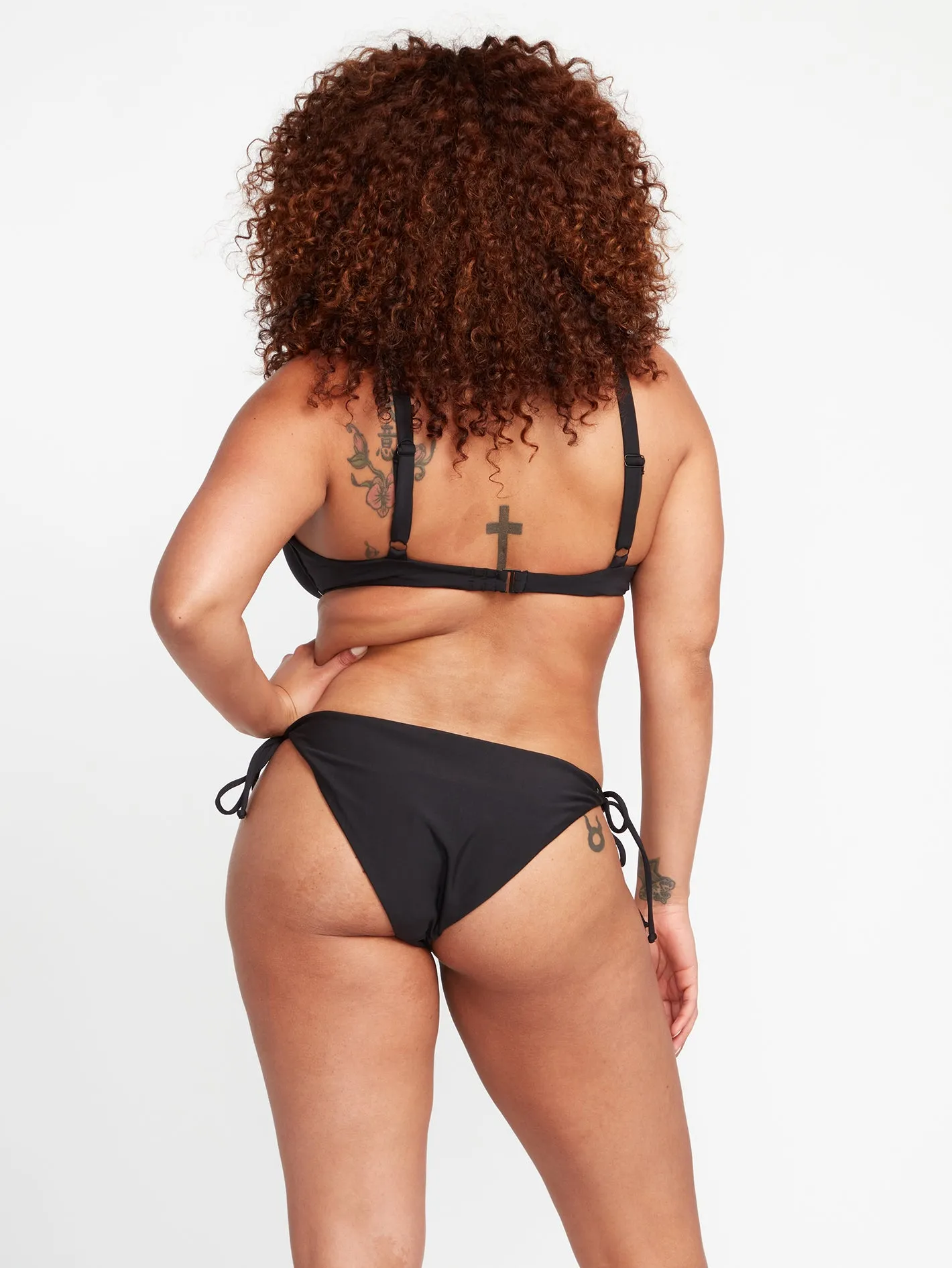 Simply Seamless Tie Side Bikini Bottom - Black sold by Volcom product image thumbnail 3