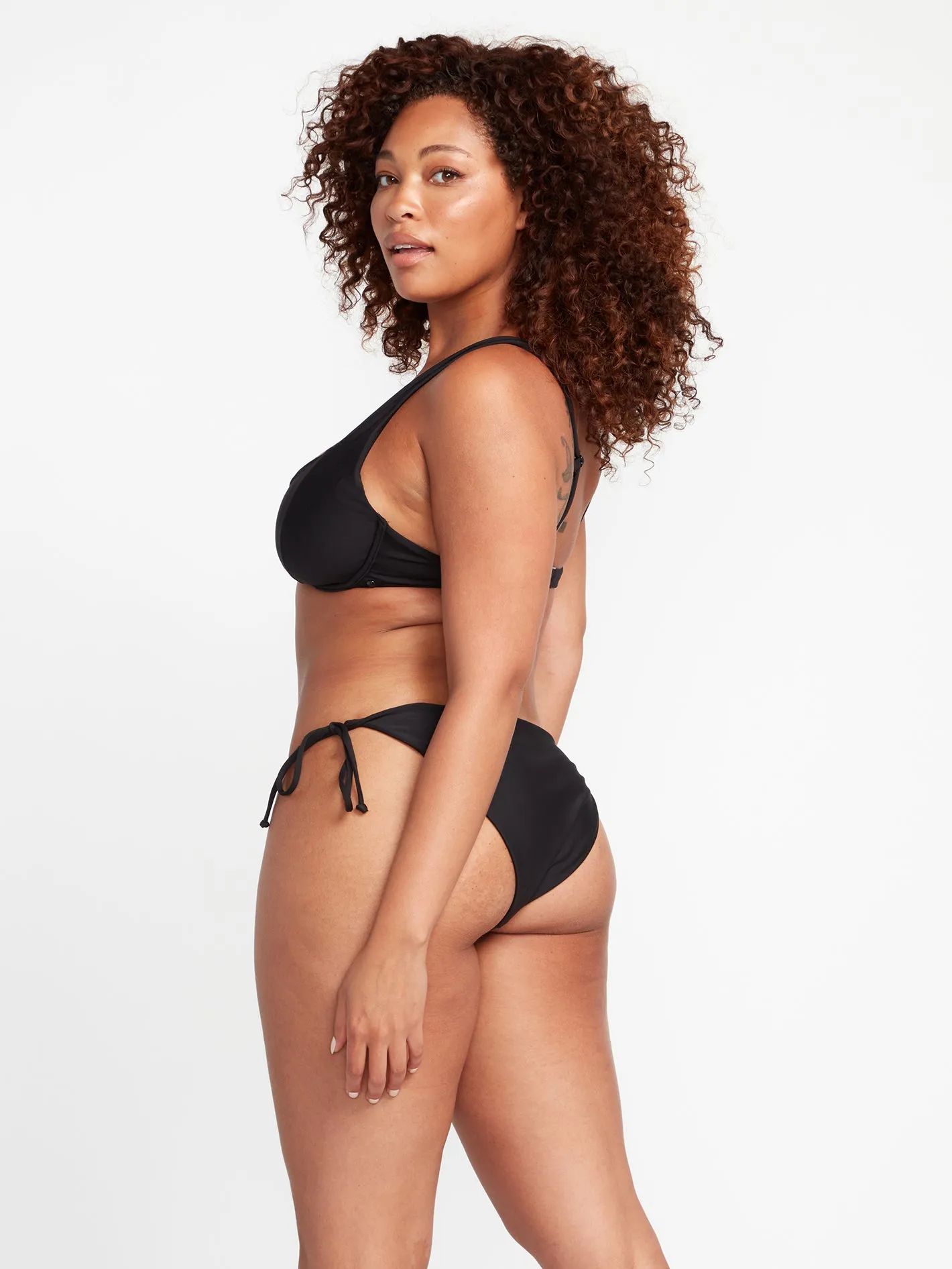 Simply Seamless Tie Side Bikini Bottom - Black sold by Volcom product image thumbnail 2