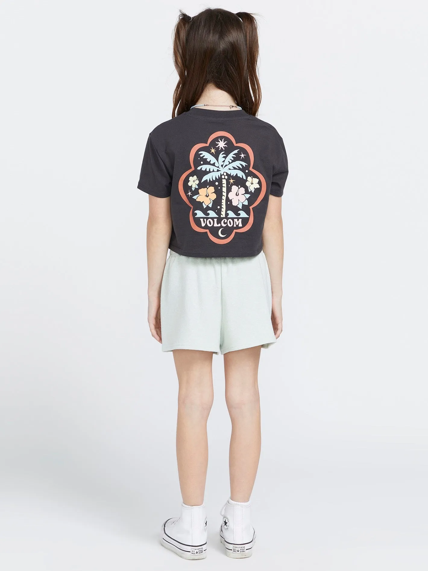 Girls Pocket Dial Tee - Vintage Black sold by Volcom product image thumbnail 5