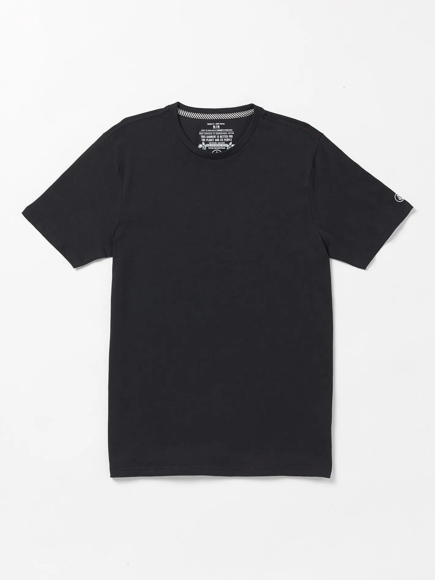 Solid Short Sleeve Tee - Black sold by Volcom