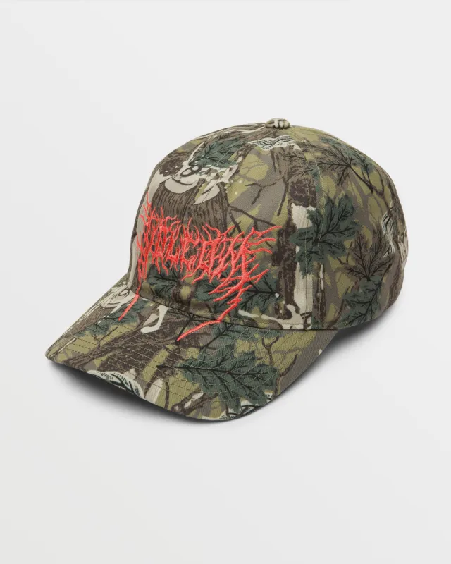 Metal Trip Adjustable Hat - Camouflage sold by Volcom