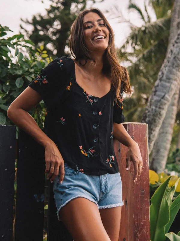 Stoney Stretch Jean Shorts - Ash Blue sold by Volcom