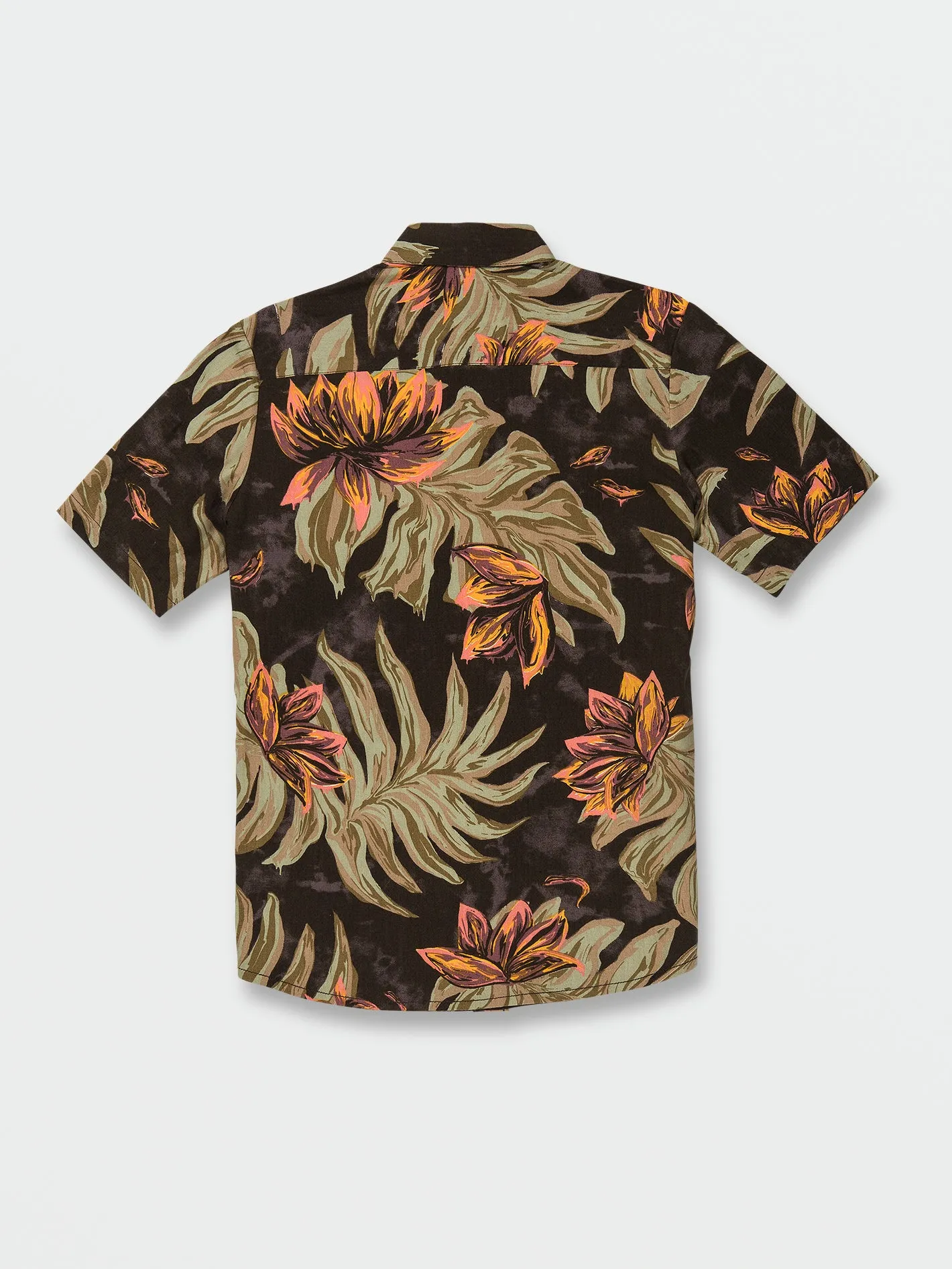 Big Boys Marble Floral Short Sleeve Shirt - Rinsed Black sold by Volcom product image thumbnail 2