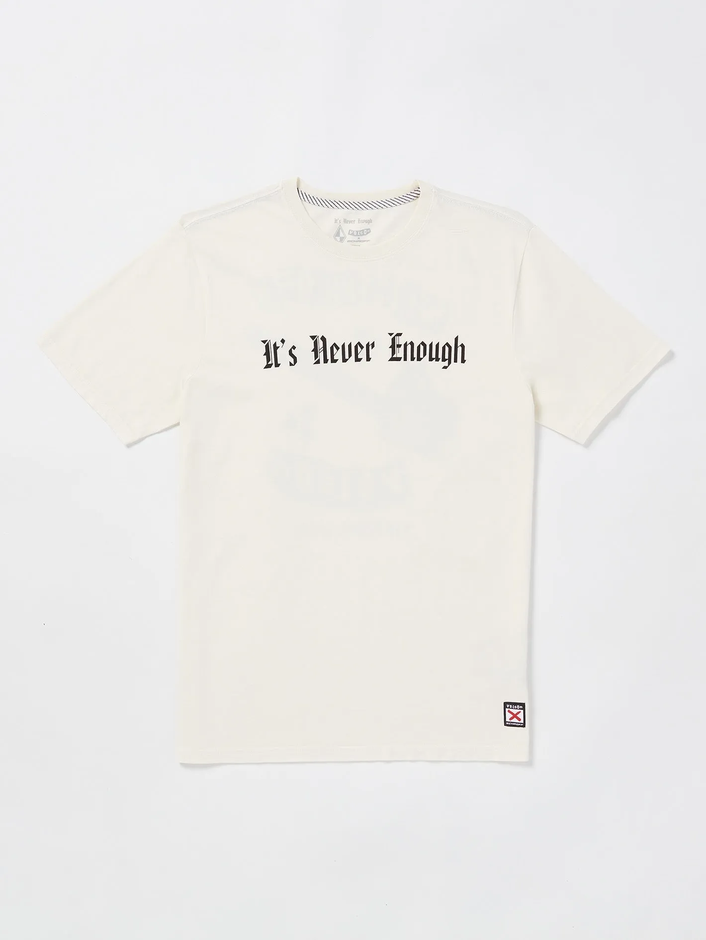 Schroff X Volcom Chainshaw Short Sleeve Tee - Off White sold by Volcom