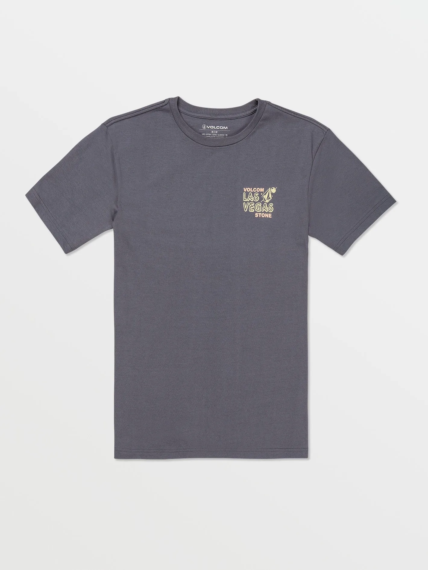 Vegas Happening Name Drop Short Sleeve Tee - Dark Slate sold by Volcom