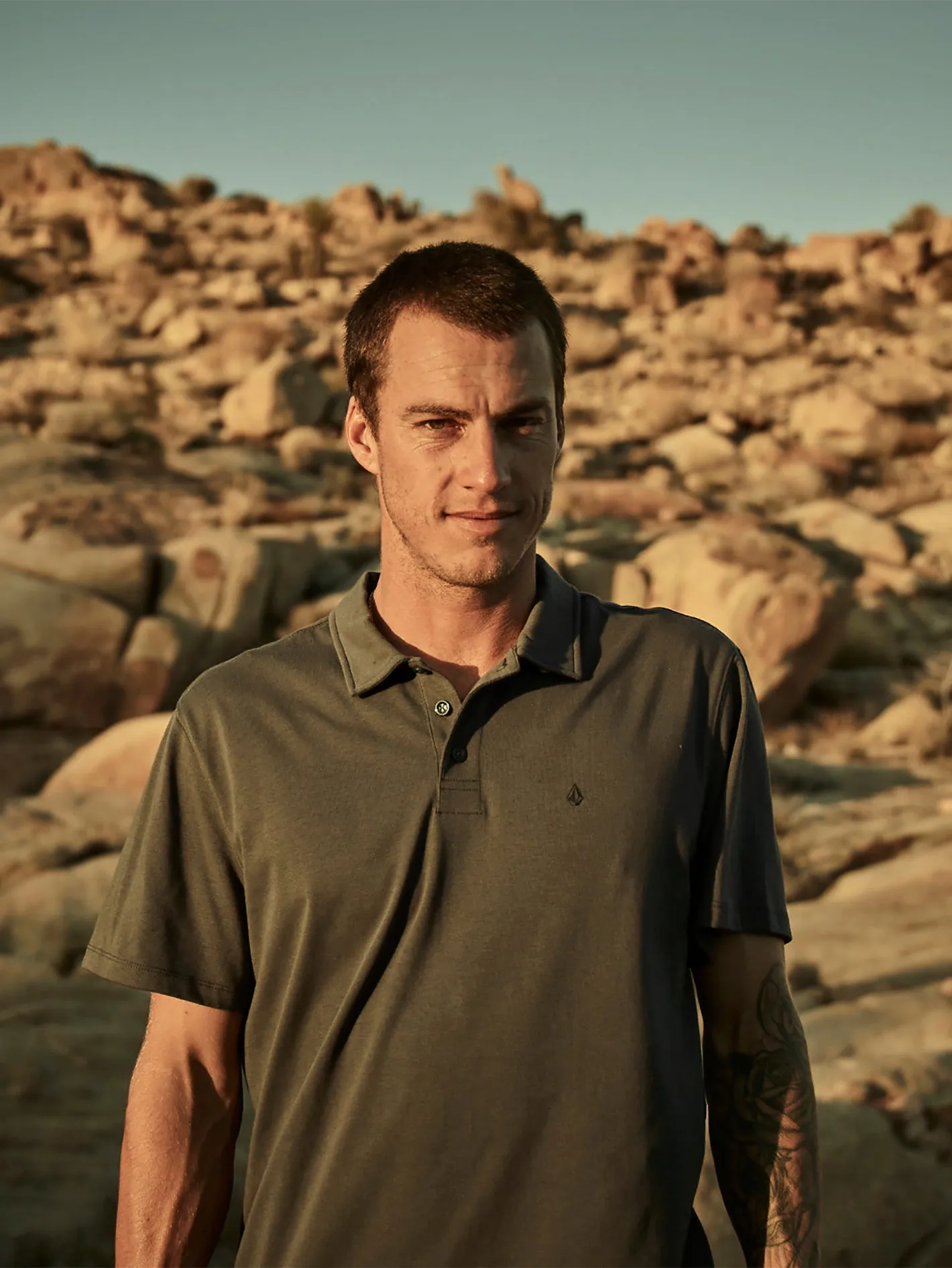 Hazard Pro Polo Short Sleeve - Military sold by Volcom product image thumbnail 4