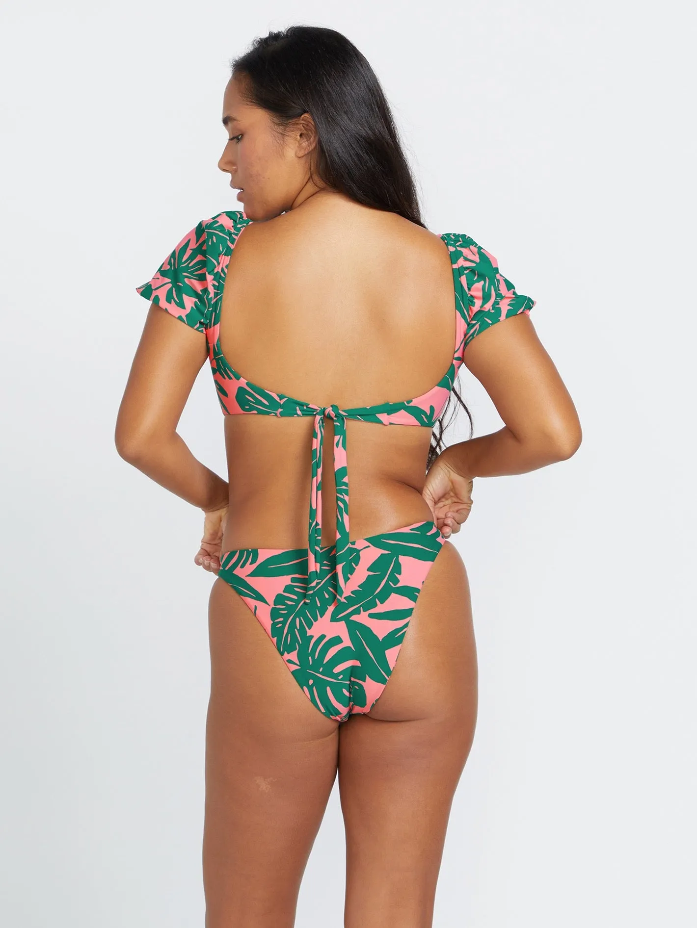 Leaf Ur Life Crop Top - Emerald Green sold by Volcom product image thumbnail 5