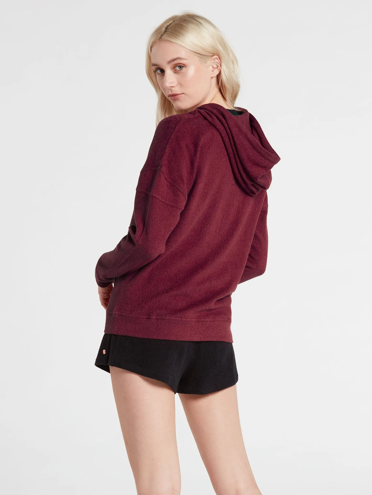 Lived In Lounge Zip Sweatshirt - Bark Brown sold by Volcom product image thumbnail 2