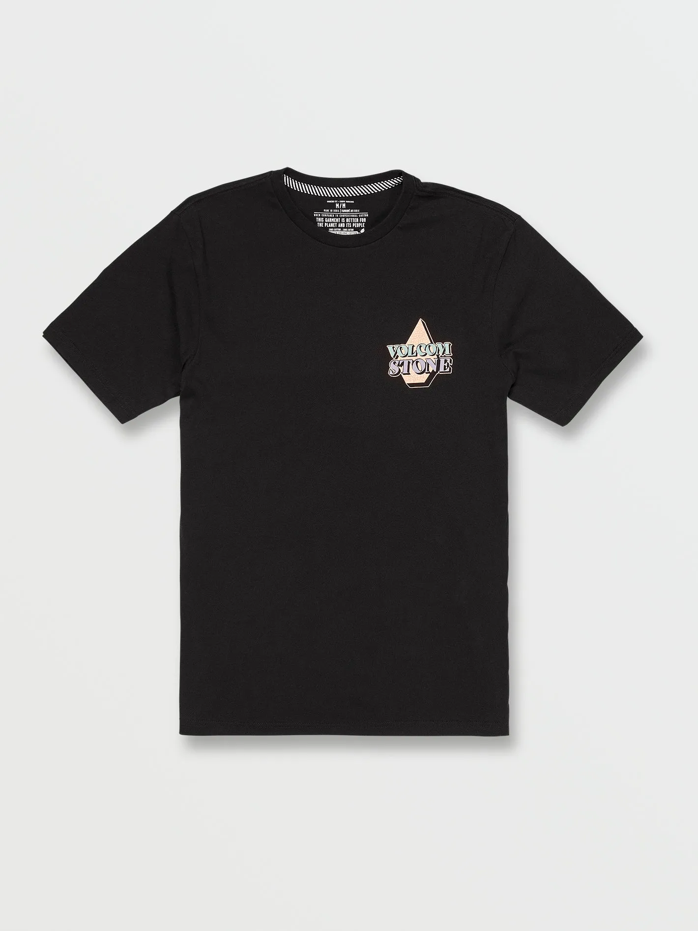 Stript Short Sleeve Tee - Black sold by Volcom product image thumbnail 4