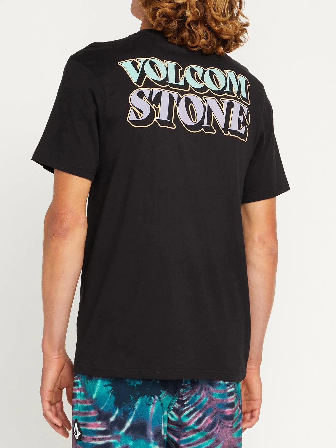 Stript Short Sleeve Tee - Black sold by Volcom product image thumbnail 2