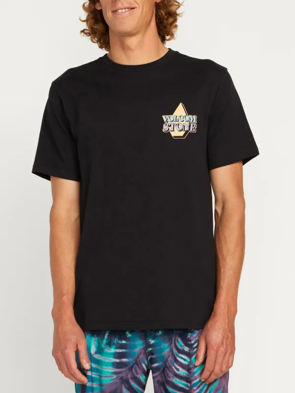 Stript Short Sleeve Tee - Black sold by Volcom