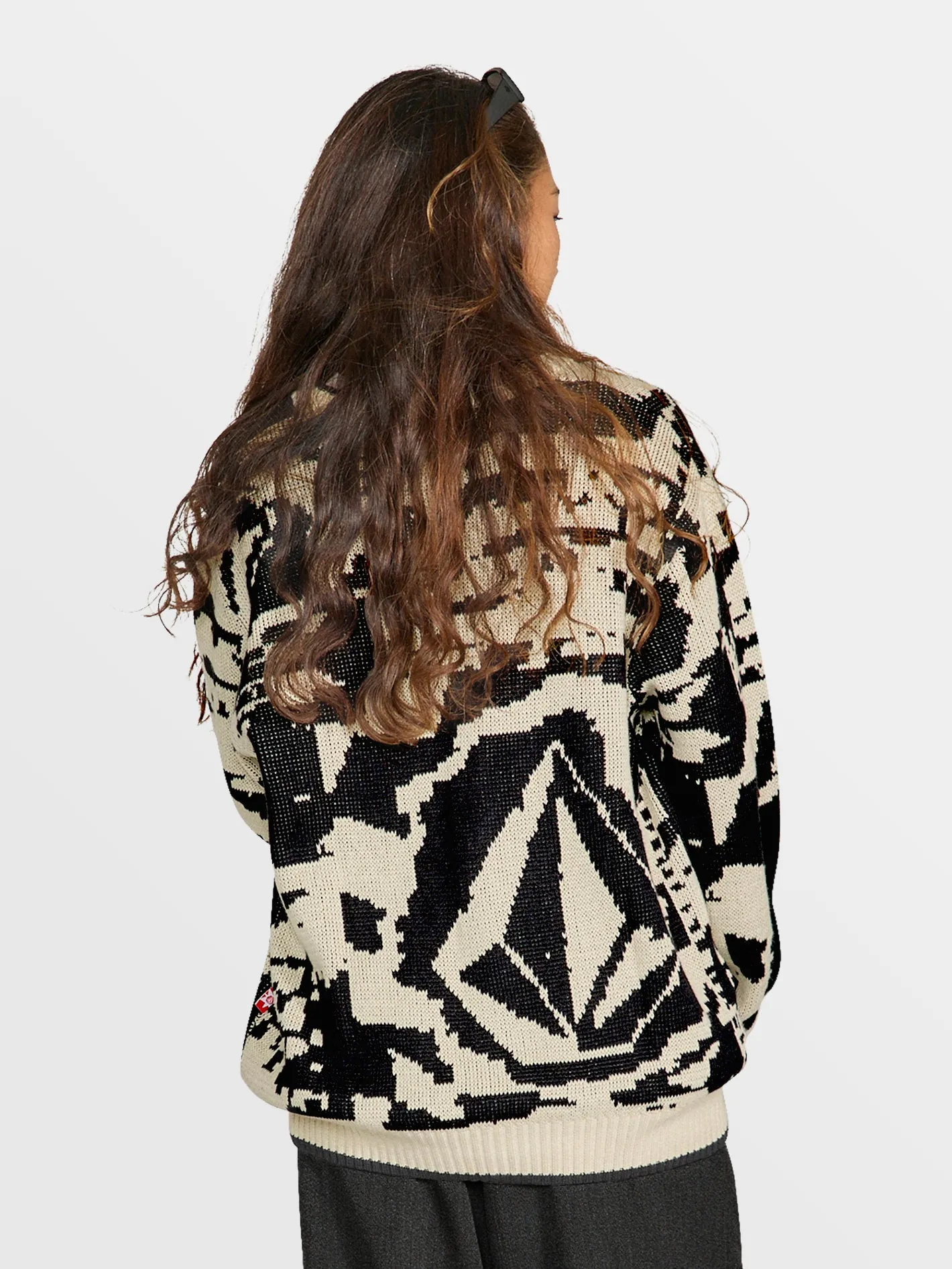 Tokyo True Collage Cardigan - Dirty White sold by Volcom product image thumbnail 4