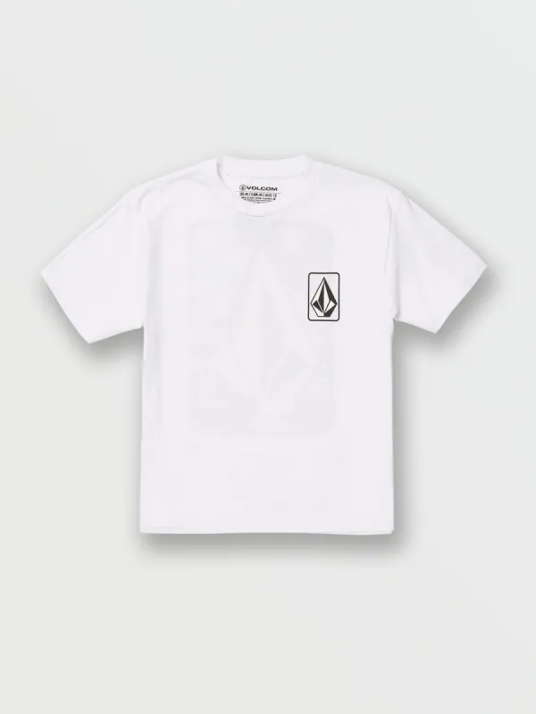 Little Boys Fullpipe Short Sleeve Tee - White sold by Volcom