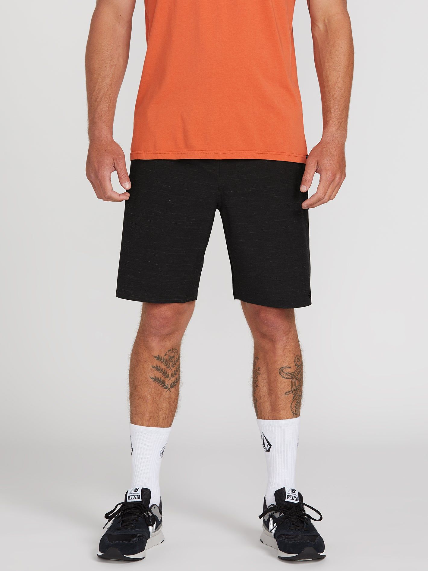 Packasack Lite Hybrid Shorts - Black sold by Volcom