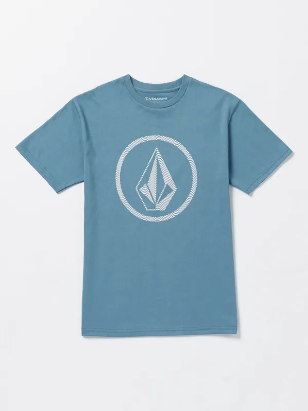 Little Boys Circle Stone Short Sleeve Tee - Indigo Ridge sold by Volcom